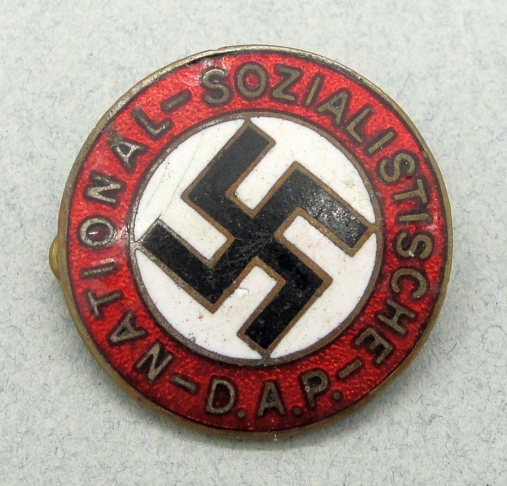 NSDAP Membership Badge marked "GES GESCH"
