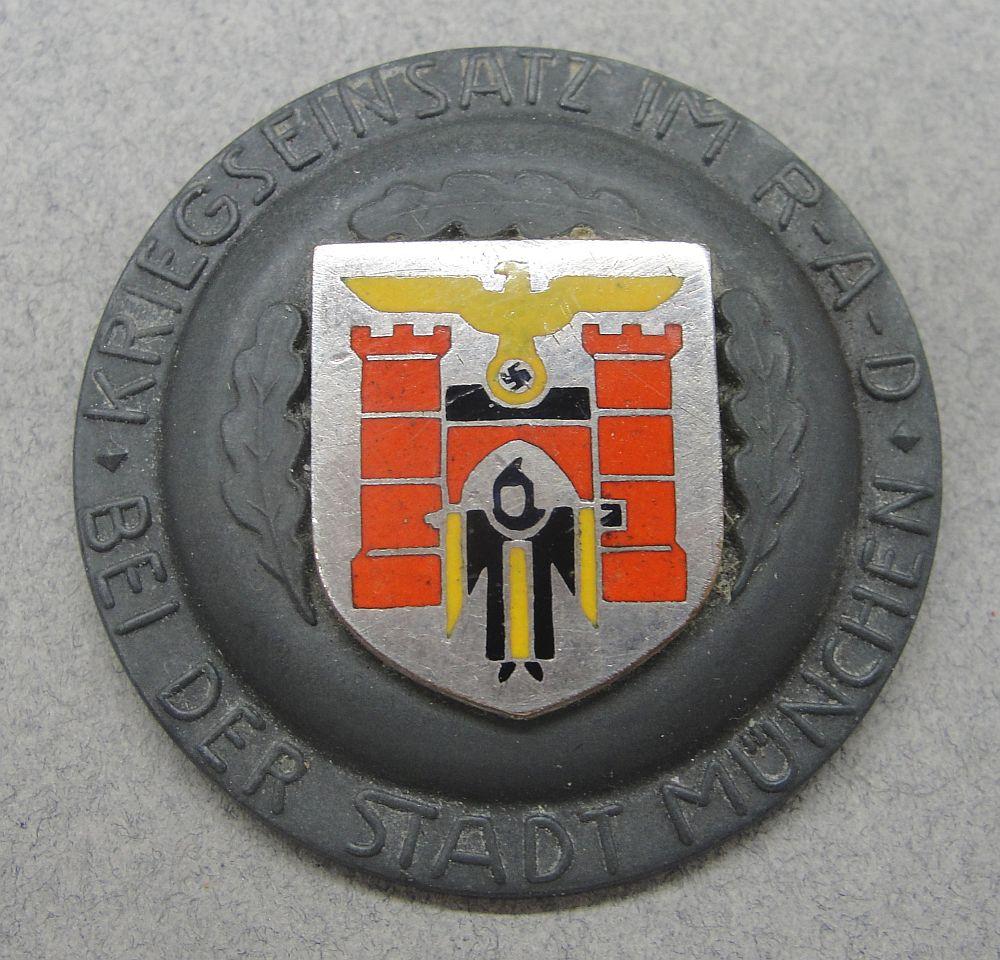RAD Honor Badge - Warfare Action in the City of Munich