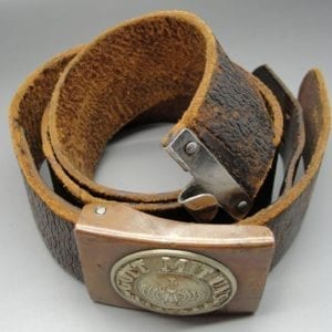Imperial German EM/NCO'S Belt Buckle and Belt