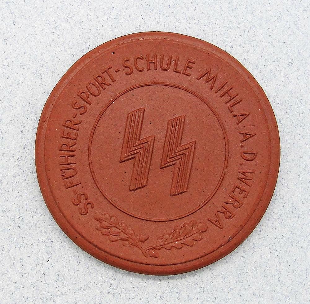 SS Führer Sports School Meissen Medallion