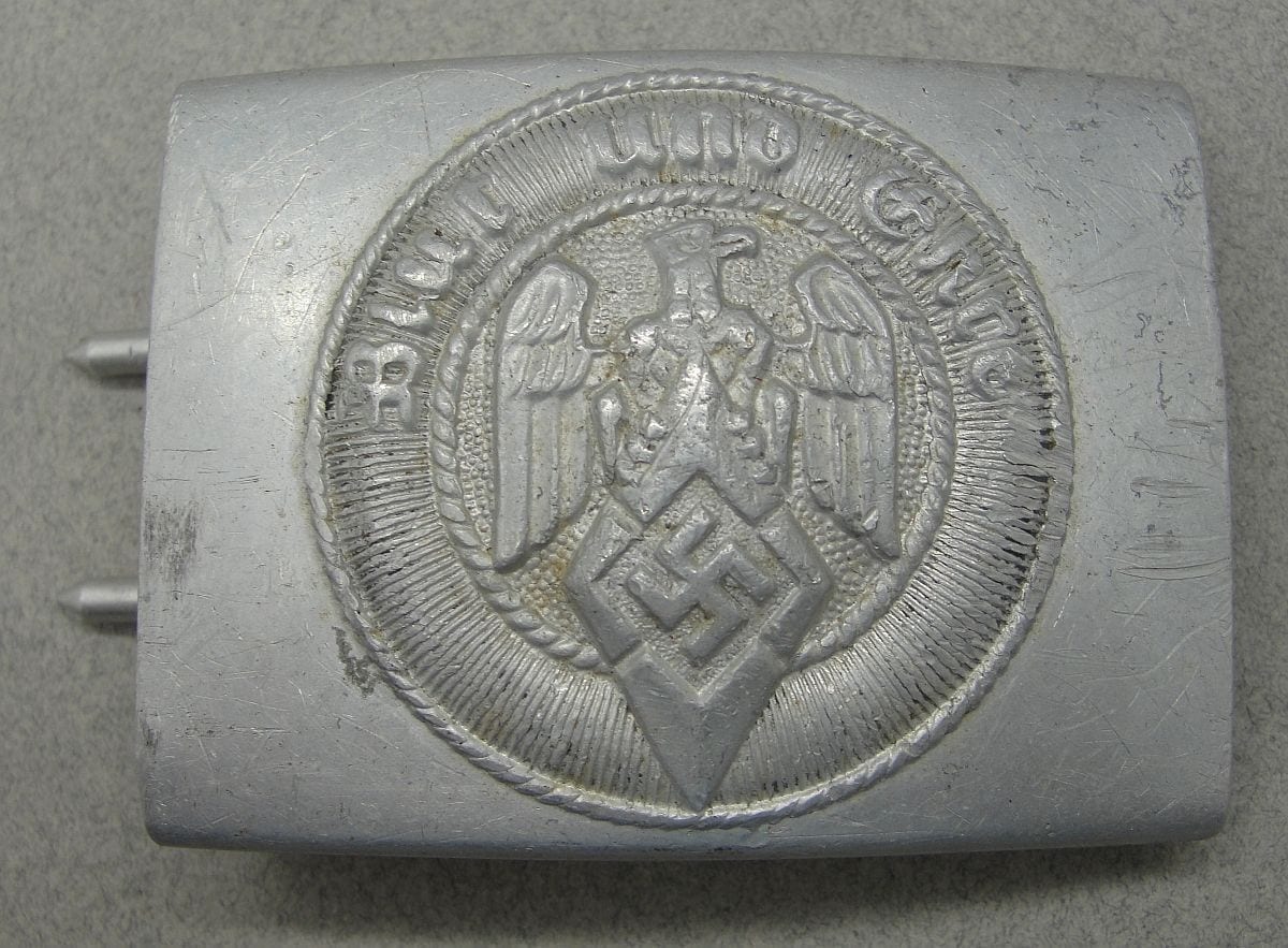 Hitler Youth Belt Buckle by "RZM M4/27"