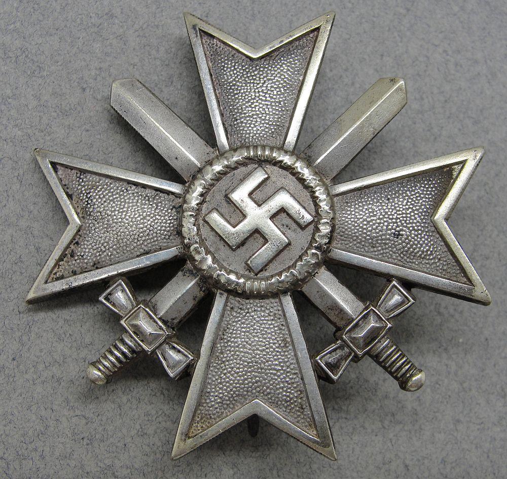 War Merit Cross, First Class, With Swords by "15" Friedrich Orth
