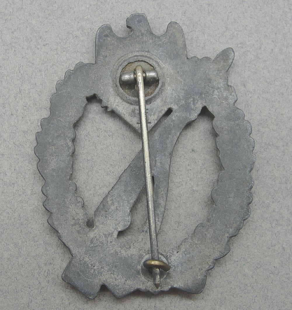 Army/Waffen-SS Infantry Assault Badge, Silver Grade by "HA"