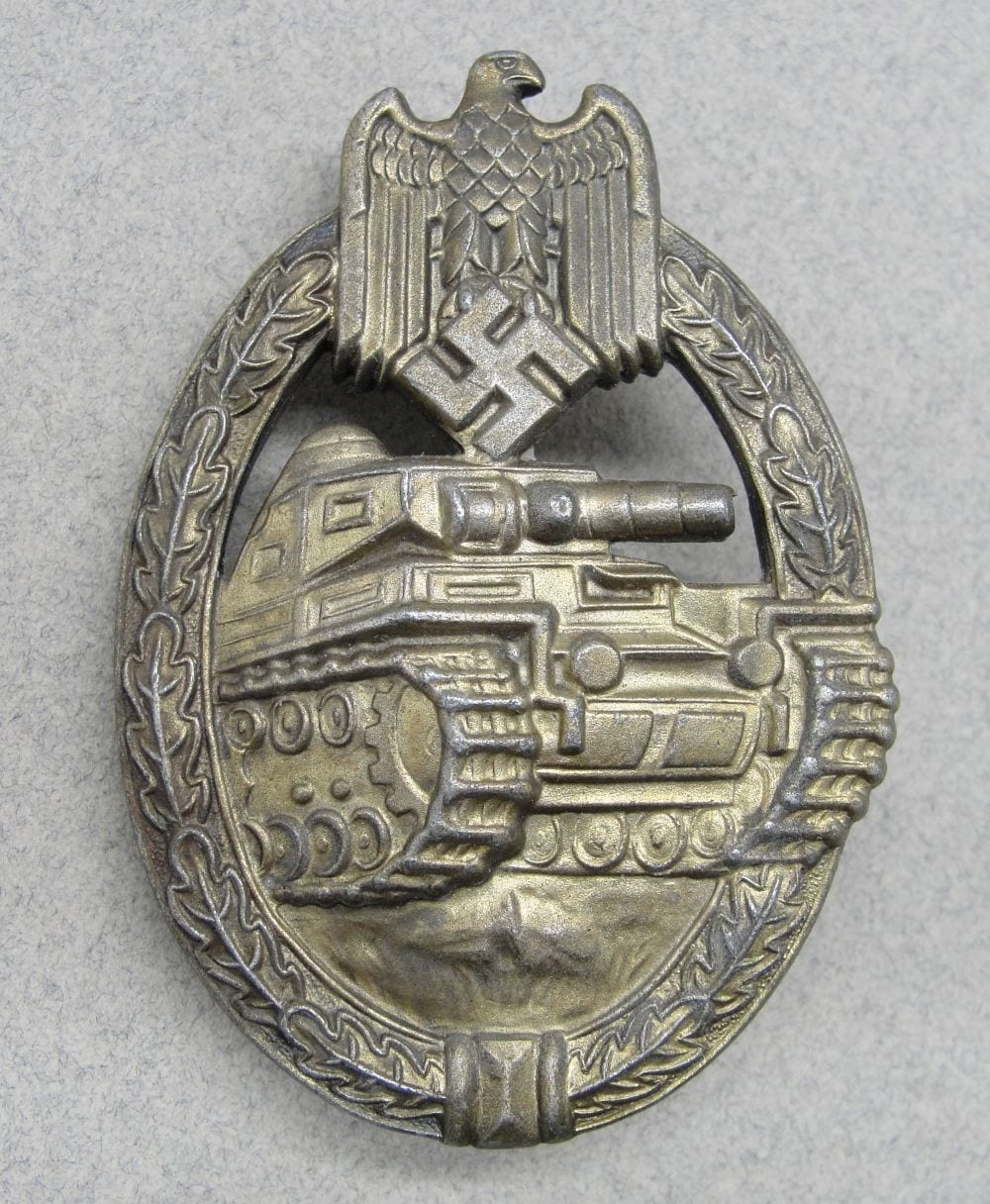 Army/Waffen-SS Panzer Assault Badge in Bronze