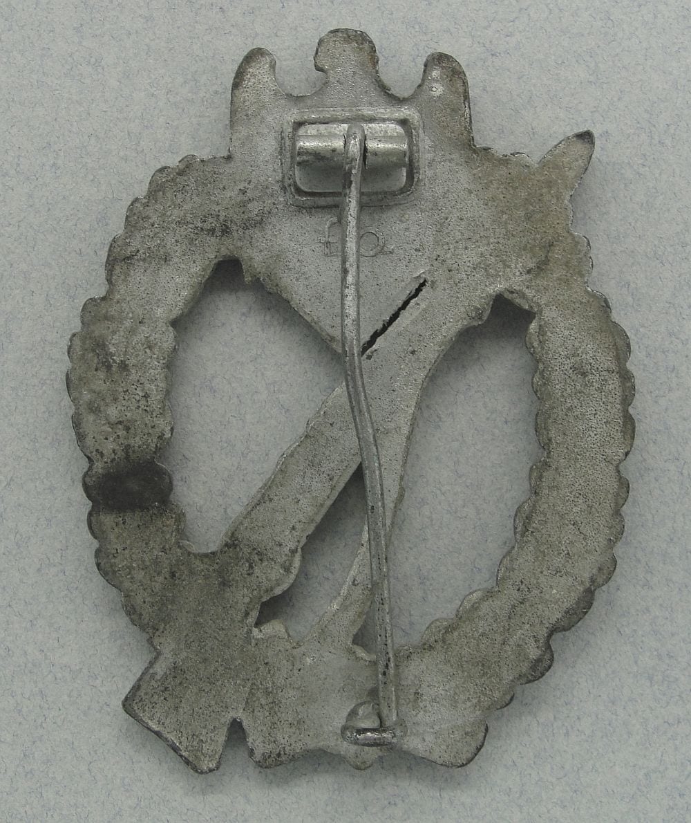 Army/Waffen-SS Infantry Assault Badge, Silver Grade, by "f.o." Friedrich Orth