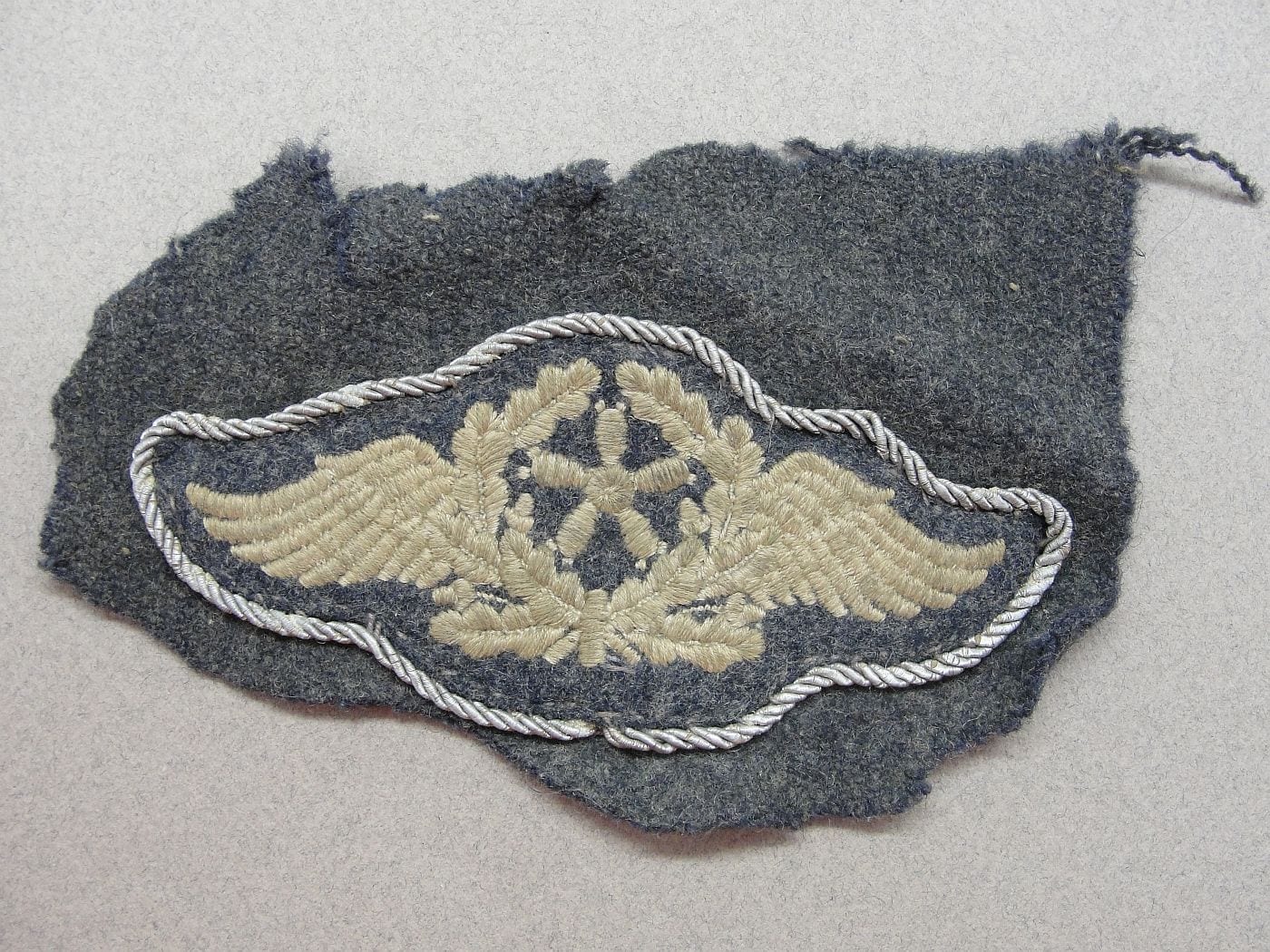 Luftwaffe Technical Rating with Chord on Tunic Piece
