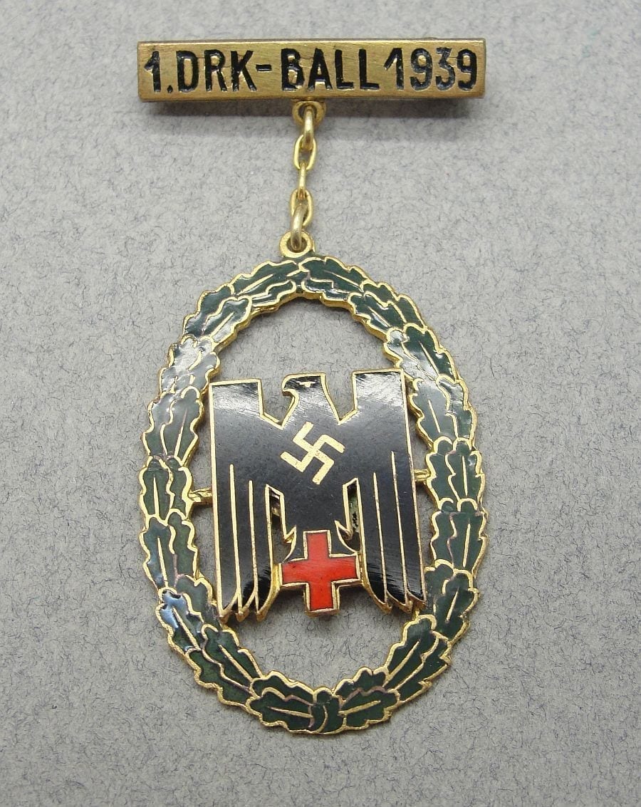 1939 German Red Cross 1st Charity Ball Badge