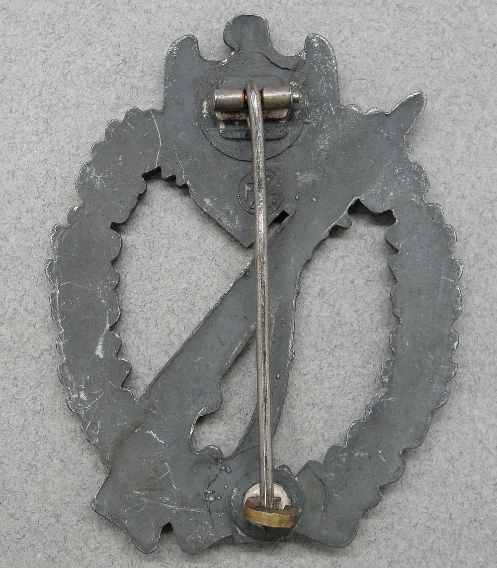 Army/Waffen-SS Infantry Assault Badge, Silver Grade by "FZZS"