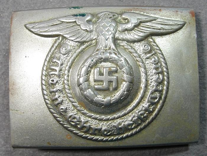 SS EM/NCO'S "Fat Eagle" Belt Buckle