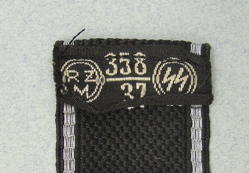SS Grenz Polizei Cuff Title - Hand Embroidered