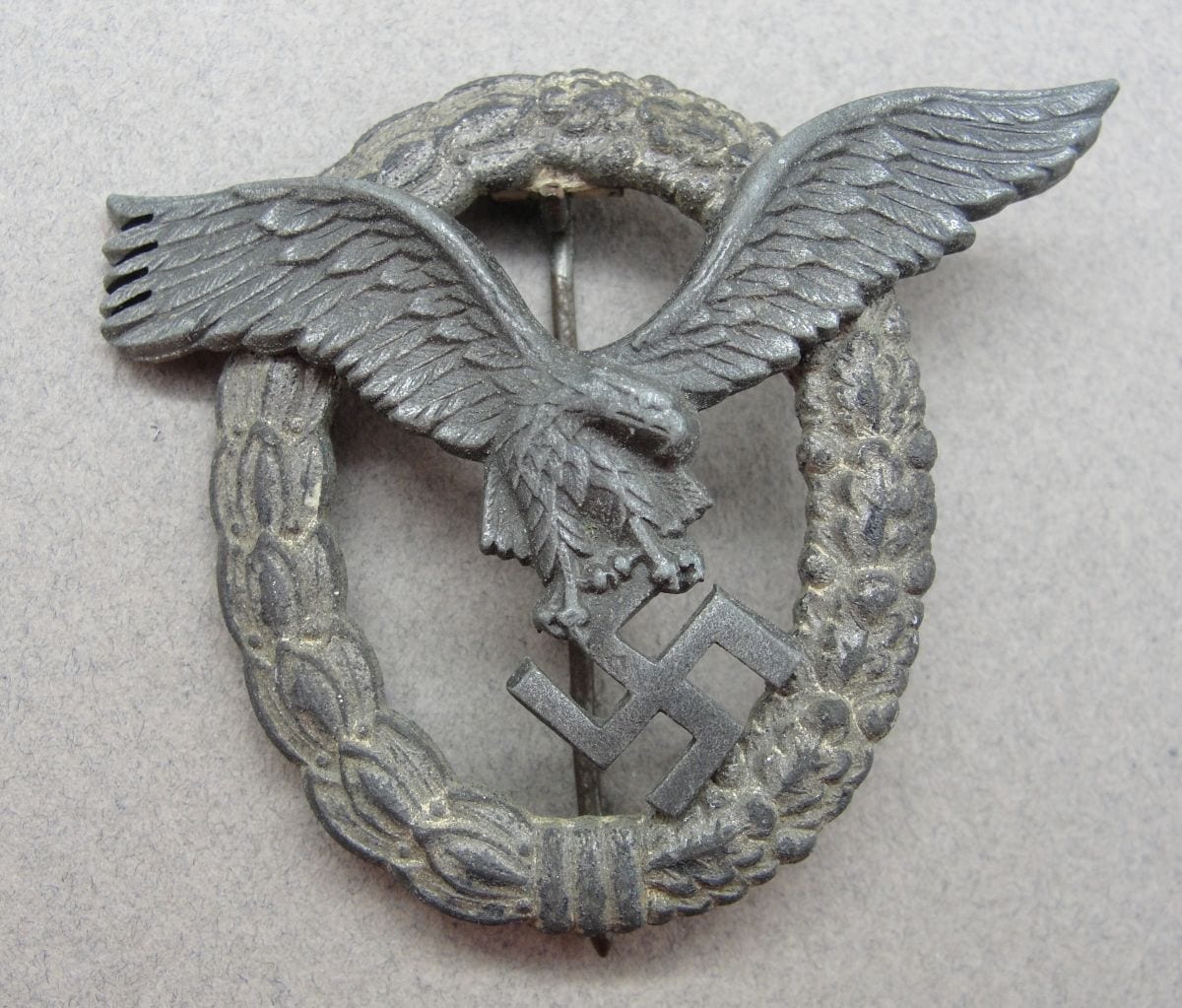 Luftwaffe Pilot's Badge by Friedrich Linden Lüdenscheid