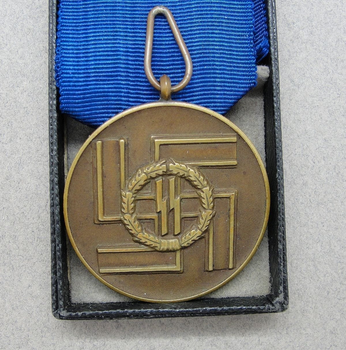 Cased SS 8 Year Service Medal, Choice!
