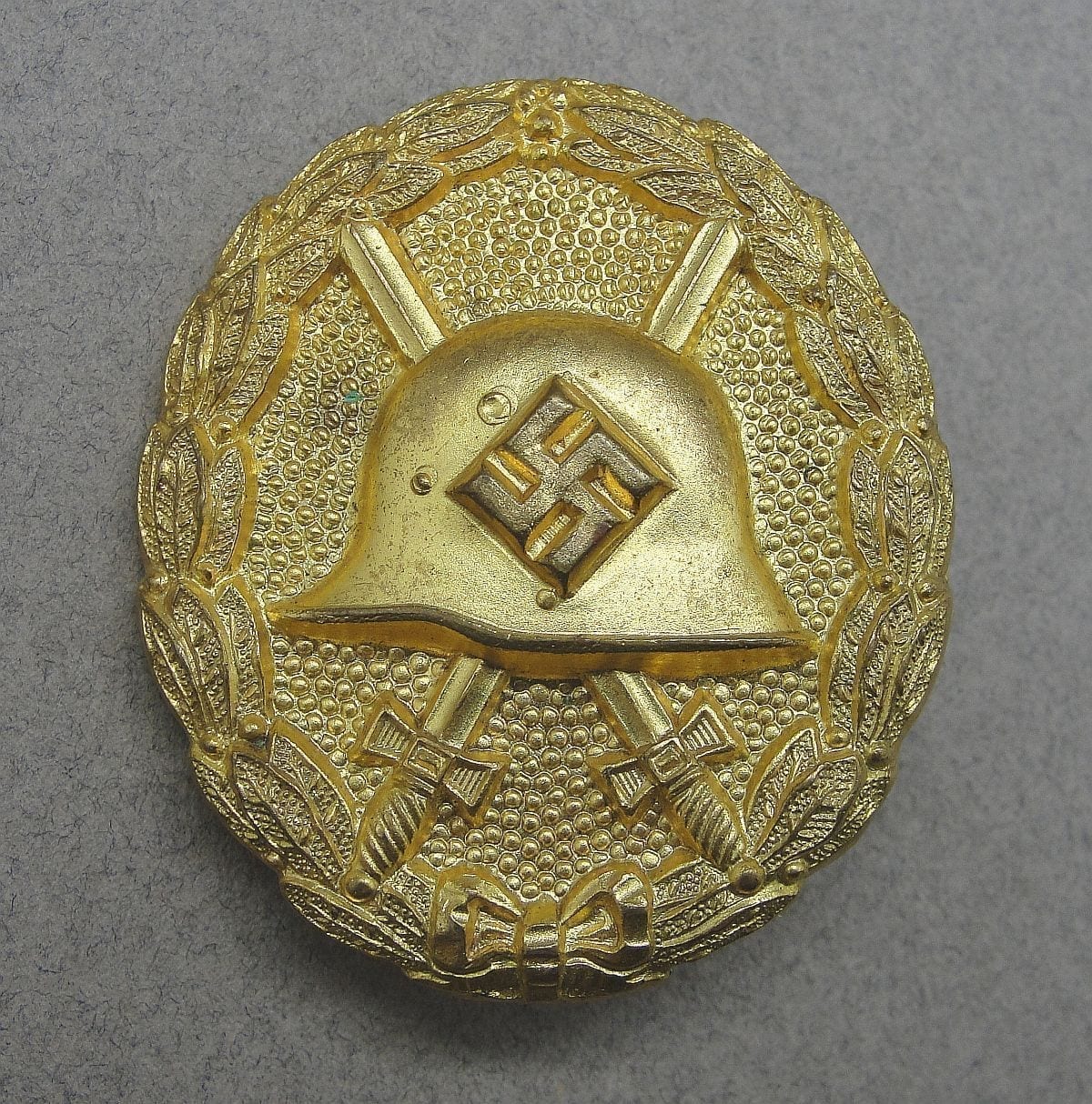First Pattern - Condor Legion Wound Badge Gold Grade Choice Piece!