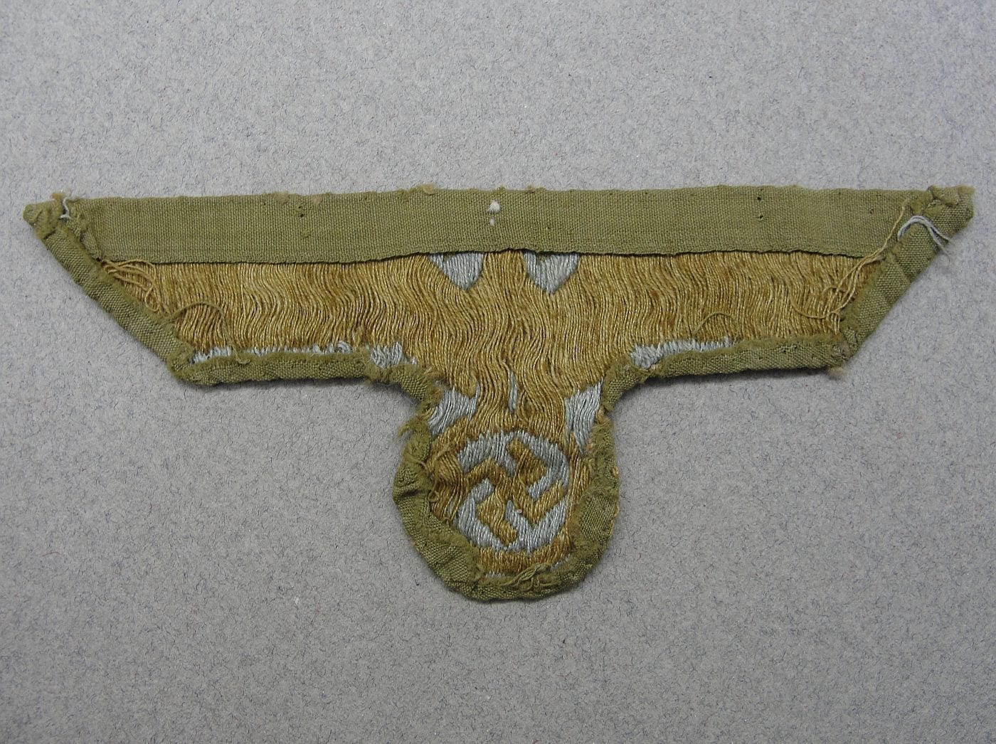Army Tropical EM/NCOs Bevo Breast Eagle, Tunic-Removed